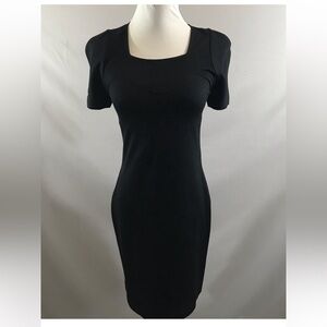 Jil Sander Bodycon little black dress